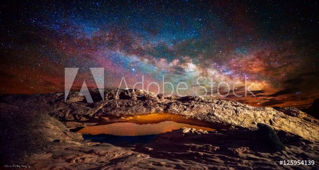 Picture of Milky Way at Mesa Arch